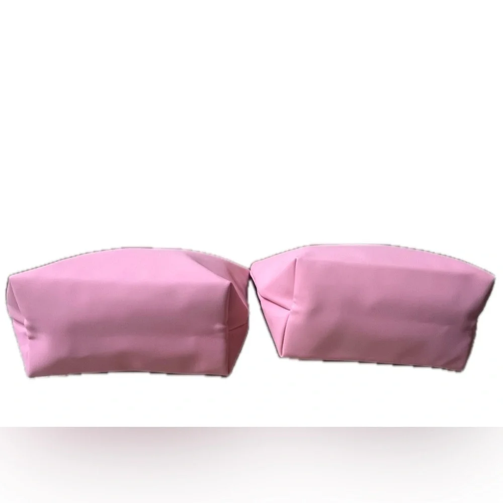 it COSMETICS XL Zip Travel Cosmetic Bags, Pink & Silver-Tone Hardware, NWOT (2)